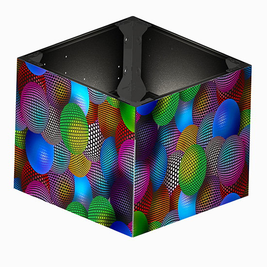 Front Service 90 graden LED-paneel voor vierkante kolom LED-display